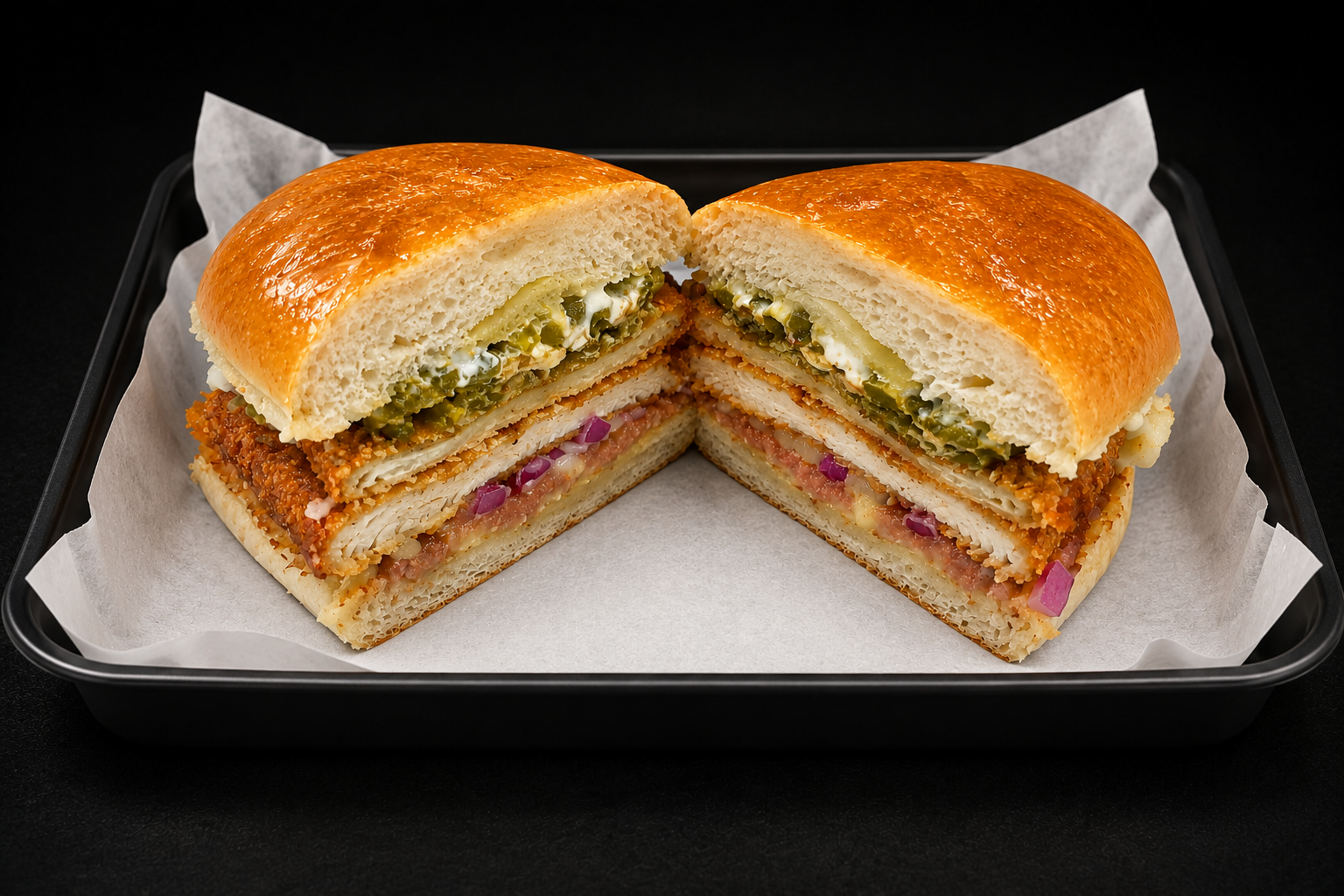 Chicken Milanesa Torta